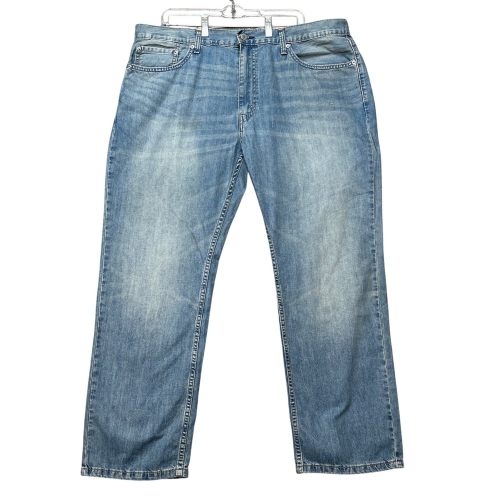 Levi's 559 Relaxed Straight Jeans Mens 40x30 Light Wash Blue 5-Pocket Denim